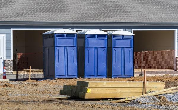 it is possible to rent a work site portable toilet with heating or air conditioning